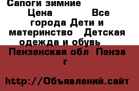 Сапоги зимние Skandia Tex › Цена ­ 1 200 - Все города Дети и материнство » Детская одежда и обувь   . Пензенская обл.,Пенза г.